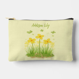 Wildflowers & Butterflies 小物入れポーチ アクセサリーポーチ