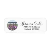 Wildflowers by the River – Return Address Labels