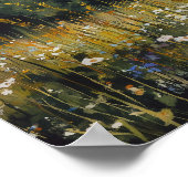 Wildflowers Castle Wedding Welcome Sign ポスター (角)