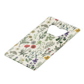 Wildflowers collage クレジットカード栓抜き (裏面アングル)