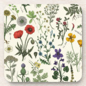 Wildflowers collage コースター (正面)