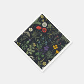 Wildflowers collage スタンダードカクテルナプキン (角)