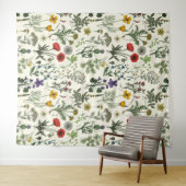 Wildflowers collage タペストリー (インサイチュ(横))