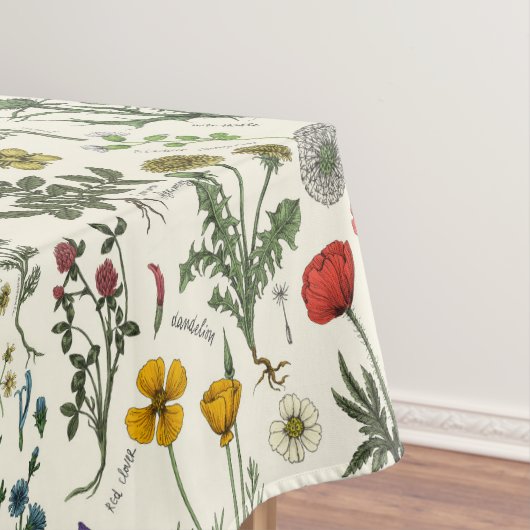 Wildflowers collage テーブルクロス (インサイチュ)