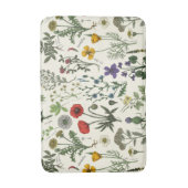 Wildflowers collage バスマット (正面縦)
