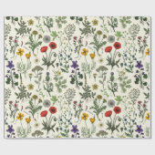 Wildflowers collage ラッピングペーパー (フラット)
