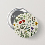 Wildflowers collage 缶バッジ (正面&裏面)