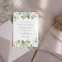 Wildflowers Country  Botanical Wedding