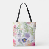 Wildflowers Cute Trendy Chic Stylish Tote Bag トートバッグ (裏面)