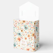 Wildflowers Elegant Romantic Boho Floral Wedding フェイバーボックス (オープン)