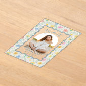 Wildflowers Floral Acrylic Graduation Photo Card アクリル招待状 (レイダウン)