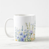 Wildflowers Floral, Botanical Garden, Colorful gif コーヒーマグカップ (左)