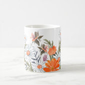 Wildflowers Floral, Botanical Garden, Colorful gif コーヒーマグカップ (中央)