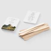 Wildflowers Floral Castle Wedding Program ハンドファン (組立なし)