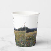 Wildflowers Floral Meadow Wedding 紙コップ (右)