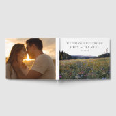 Wildflowers Floral Meadow Wedding Photo ゲストブック (全面)