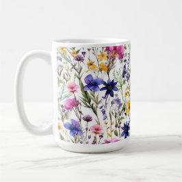 Wildflowers Floral Mug コーヒーマグカップ