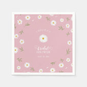 Wildflowers Foliage Greenery Garden Bridal Shower スタンダードカクテルナプキン (正面)