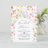 Wildflowers Garden Bridal Shower Invitation 招待状 (スタンド正面)