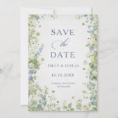  Wildflowers Garden Wedding Save The Date セーブザデート (正面)
