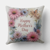 Wildflowers Happy Mother's Day クッション (裏面)