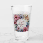 WildFlowers Happy Mother's Day タンブラーグラス (正面)