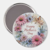 WildFlowers Happy Mother's Day マグネット (正面/裏面)