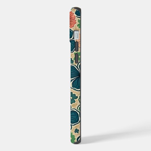 Wildflowers Harmonious Tones iPhoneケース (左側面)