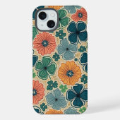 Wildflowers Harmonious Tones iPhoneケース (裏面)
