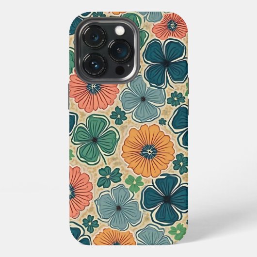 Wildflowers Harmonious Tones iPhoneケース (裏面)