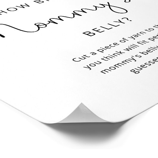 Wildflowers how big is mommy's belly game poster ポスター (角)