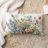 Wildflowers Lumbar Throw Pillow ランバークッション (ブランケット)
