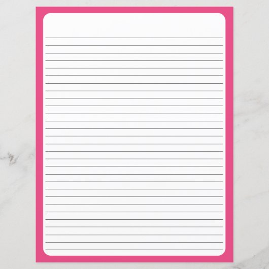 Wildflowers Mason Jar Pink Country Recipe Sheets (裏面)