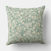 Wildflowers Meadow Seamless Floral Pattern クッション (裏面)