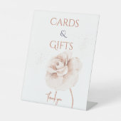 Wildflowers Modern Baby Shower 台座サイン (正面)