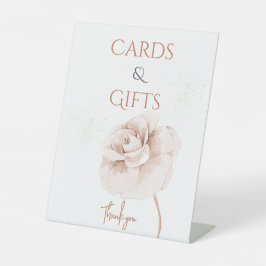 Wildflowers Modern Baby Shower 台座サイン