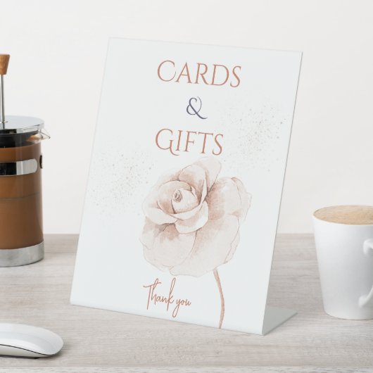 Wildflowers Modern Baby Shower 台座サイン (インサイチュ)