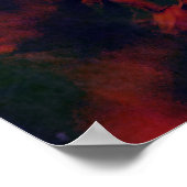 Wildflowers N Bee Autumn Diamond Poster ポスター (角)