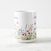 Wildflowers Name Mug コーヒーマグカップ (中央)