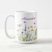 Wildflowers Name Mug コーヒーマグカップ (左)