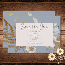Wildflowers on Dusty Blue結婚's