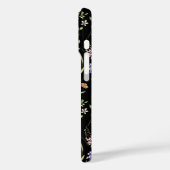 Wildflowers Personalized Name Black Case-Mate iPhoneケース (裏面 / 左)