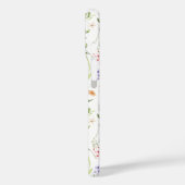 Wildflowers Personalized Name White Case-Mate iPhoneケース (裏面 / 左)