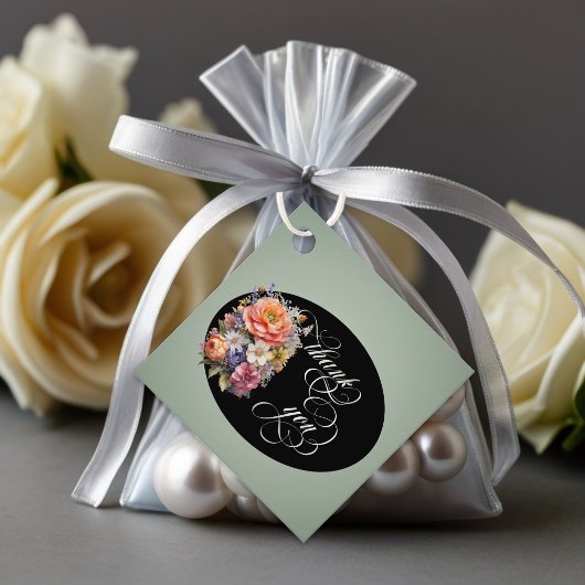 Wildflowers - Sage/Black フェイバータグ