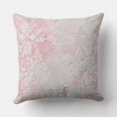 Wildflowers Seamless Pattern Throw Pillow クッション (裏面)