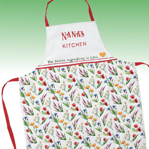 Wildflowers Secret Ingredient is Love! Nana's エプロン