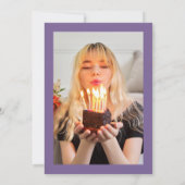 Wildflowers Sweet 16 Birthday Celebration 招待状 (裏面)