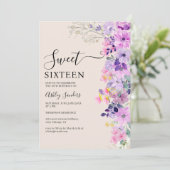 Wildflowers Sweet 16 Birthday Celebration 招待状 (スタンド正面)