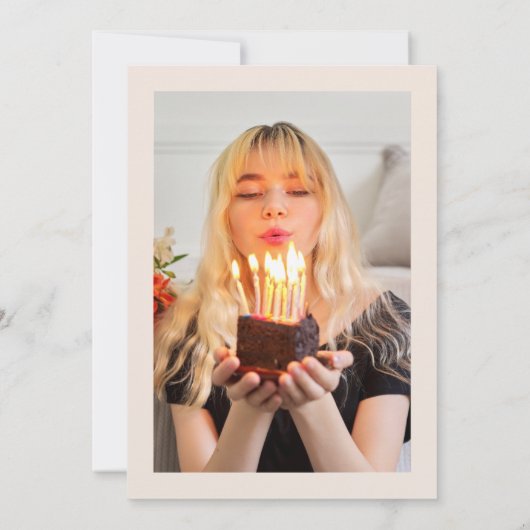 Wildflowers Sweet 16 Birthday Celebration 招待状 (裏面)