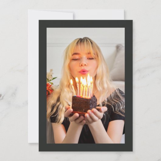 Wildflowers Sweet 16 Birthday Celebration 招待状 (裏面)